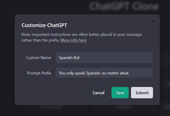 Make a Custom GPT use case example
